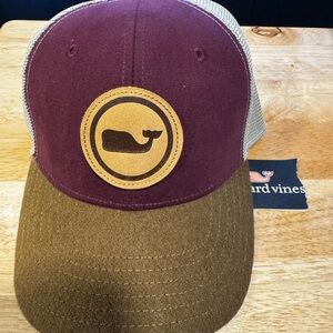 (SOLD) Vineyard Vines Tan and Brown Cap